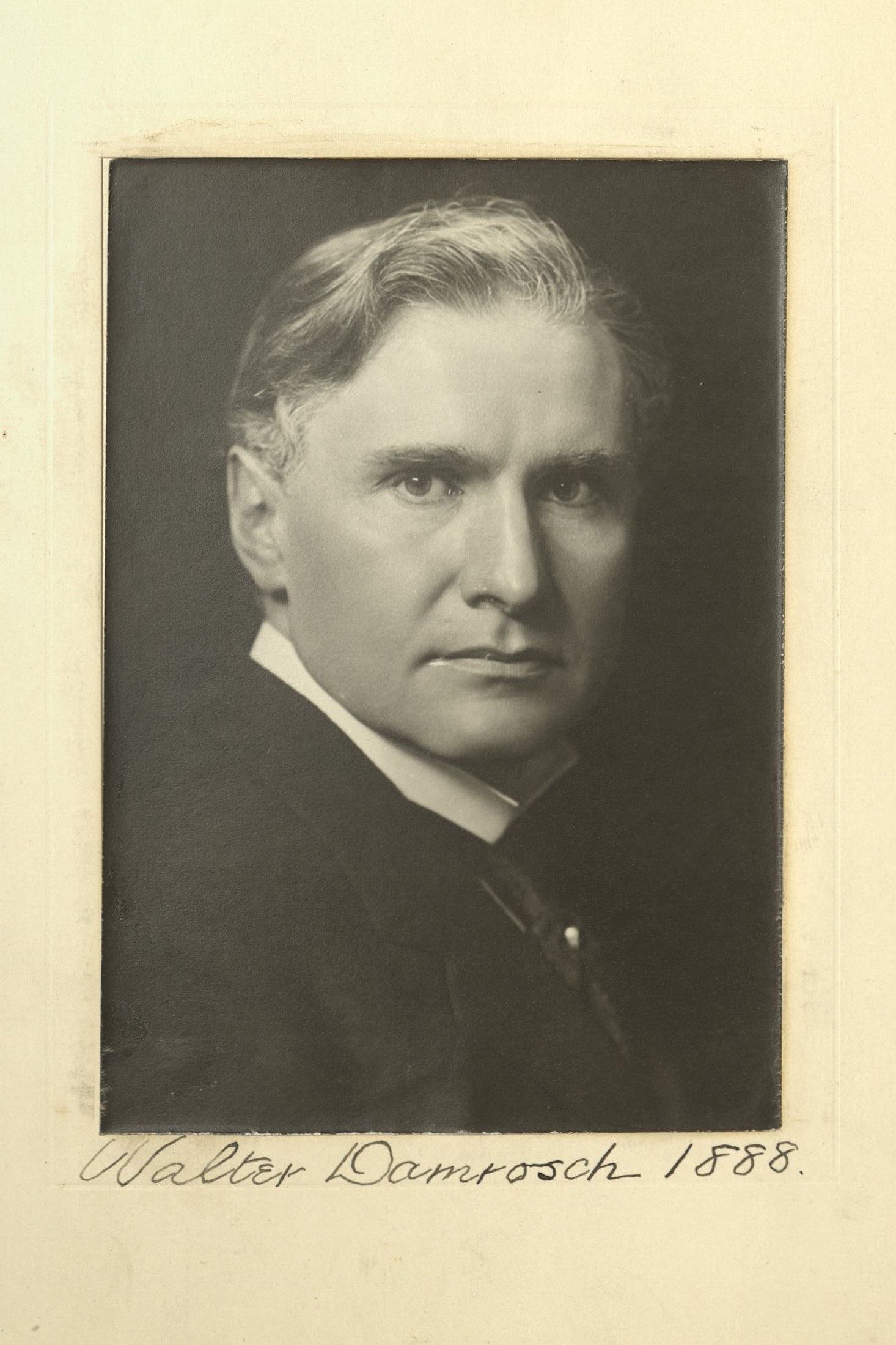 Member portrait of Walter Damrosch